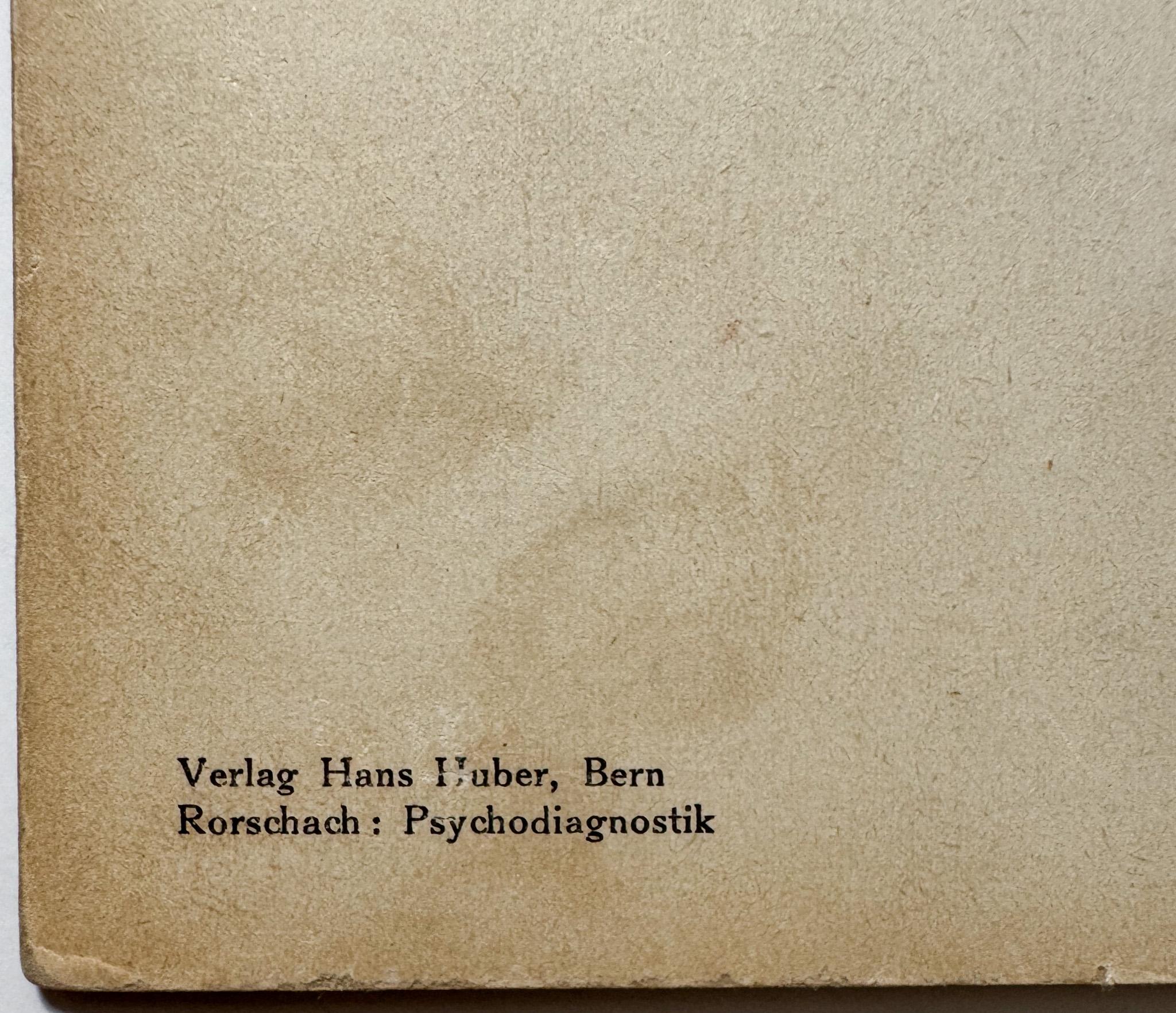 Hermann Rorschach Psychodiagnostics (première édition) en vente 3