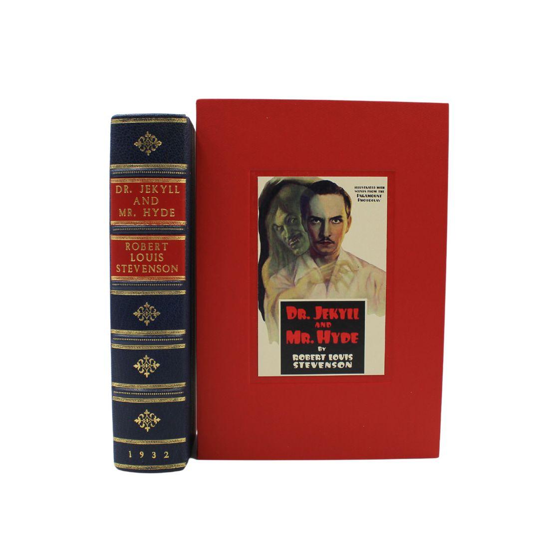 Stevenson, Robert Louis. New York: Grosset & Dunlap, [1932]. First Grosset & Dunlap Edition. 8ov. Presented rebound in ¼ navy leather and red cloth boards, with raised bands, gilt tooling, and gilt titles to the spine and a matching archival red