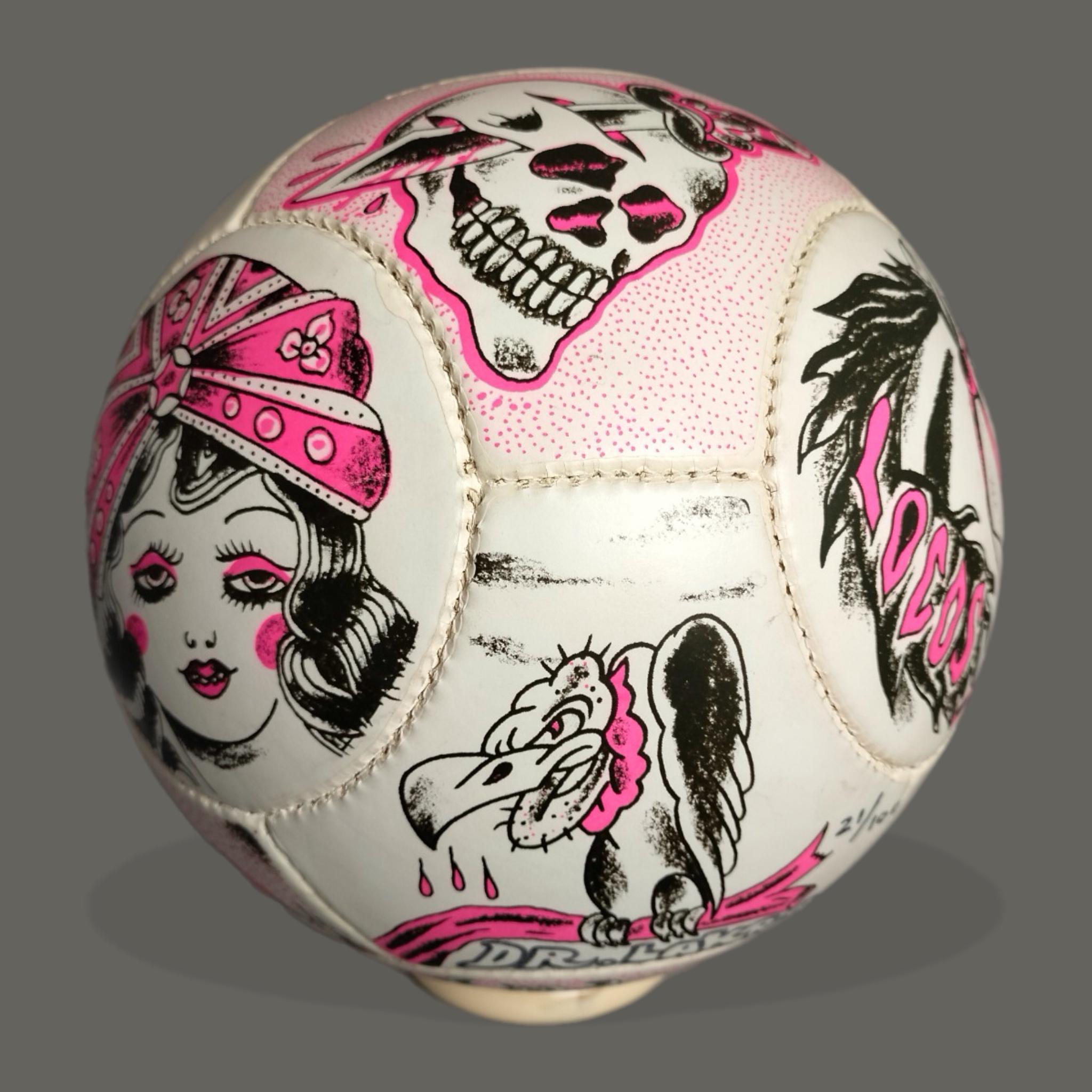 Dr. Lakra Silkscreen Soccer Ball. Edition of 100 Pieces 3