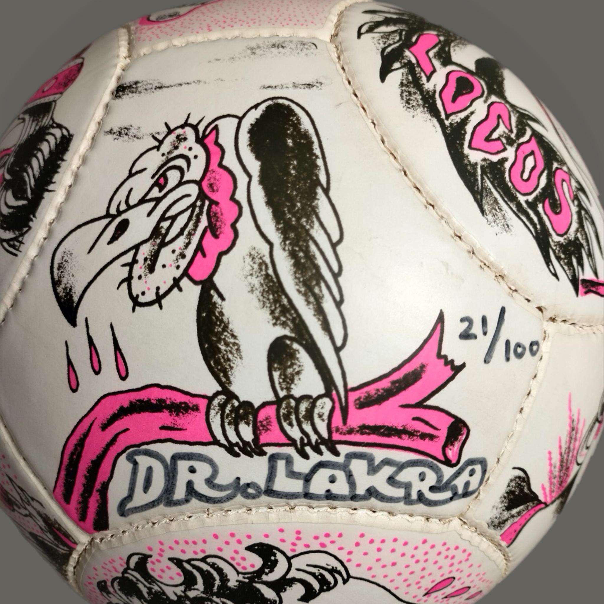 Dr. Lakra Silkscreen Soccer Ball. Edition of 100 Pieces 4