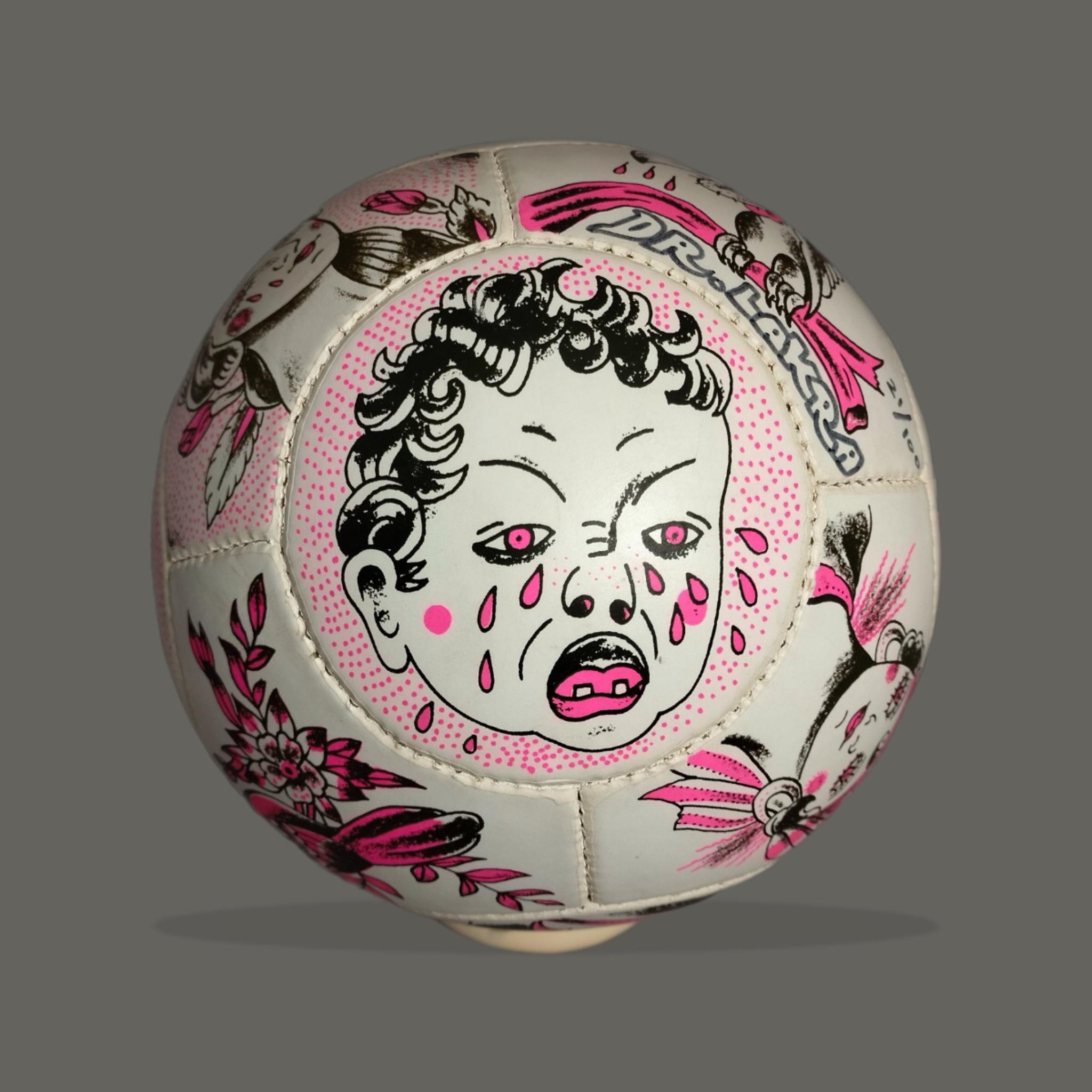 Dr. Lakra Silkscreen Soccer Ball. Edition of 100 Pieces 5