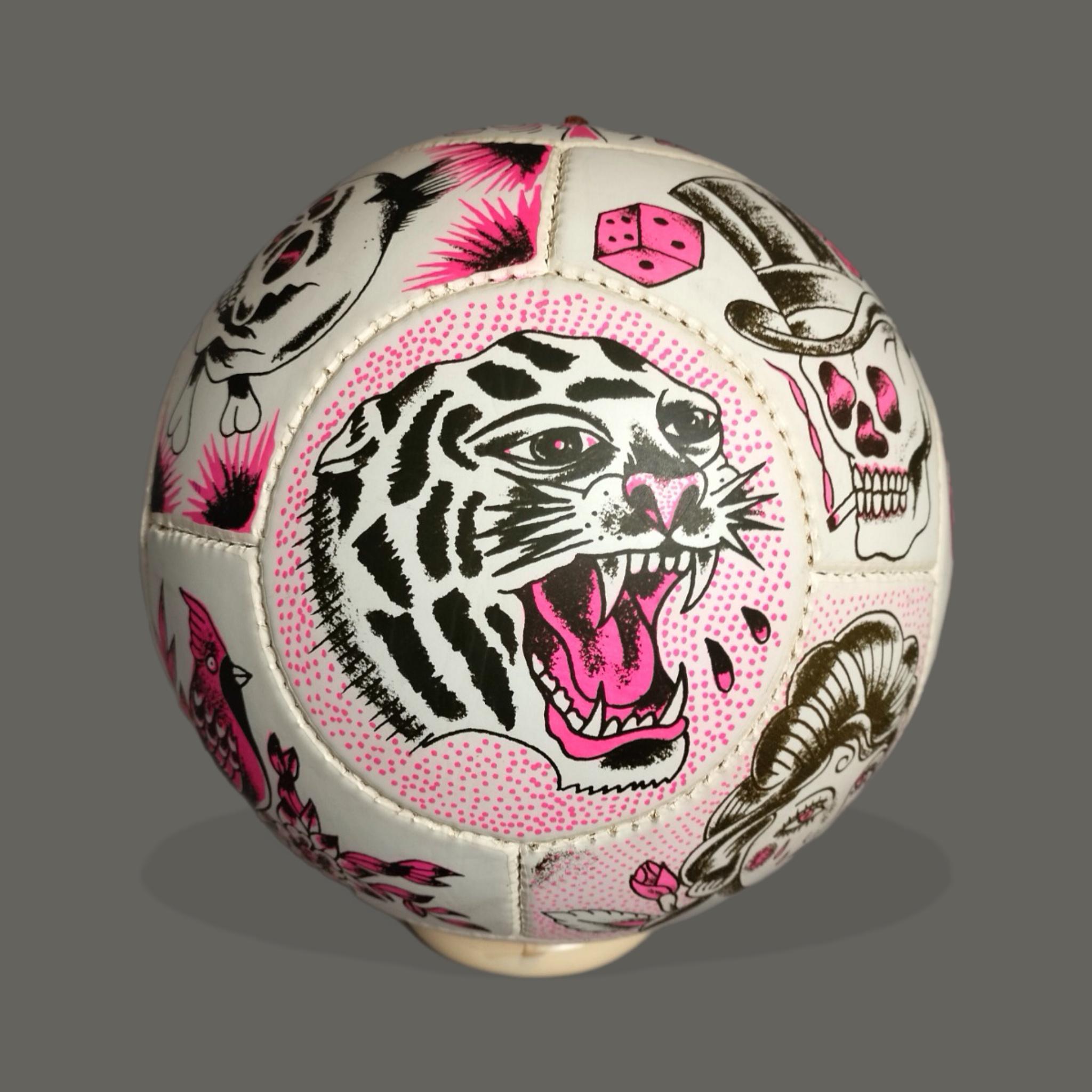 Contemporary Dr. Lakra Silkscreen Soccer Ball. Edition of 100 Pieces