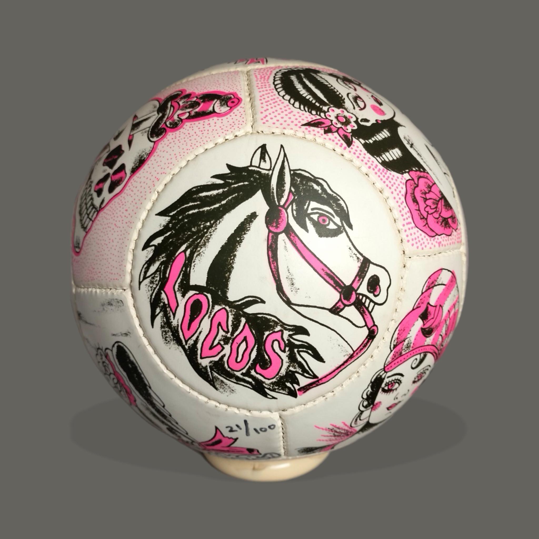 Dr. Lakra Silkscreen Soccer Ball. Edition of 100 Pieces 1