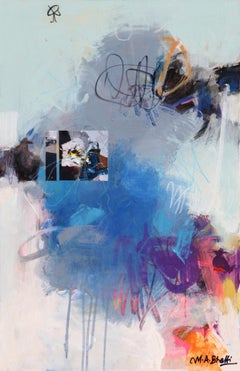 Fragments du crépuscule I - Mohammad Ali Bhatti, Technique mixte sur toile, Abstrait