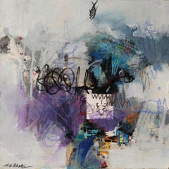 Armonía 1 - Mohammad Ali Bhatti, Técnica mixta sobre tabla, Pintura abstracta