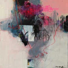 Armonía 7 - Mohammad Ali Bhatti, Técnica mixta sobre tabla, Pintura abstracta