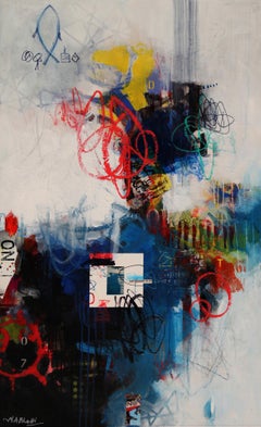 Ilusiones del Infinito - Mohammad Ali Bhatti, Técnica mixta sobre lienzo, Abstracto