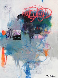 Pulse of Emotions - Mohammad Ali Bhatti, Mischtechnik auf Leinwand, abstrakte Malerei