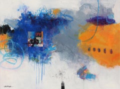 Shifting Horizons - Mohammad Ali Bhatti, Mixed Media on Canvas, Abstract Paint