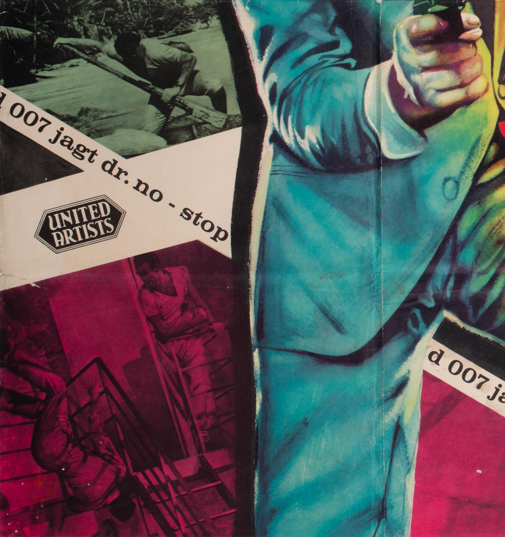 Dr No 1963 German A0 Film Movie Poster, Atelier Degen, James Bond For Sale 1