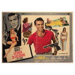 Dr No. 1963 Italian Photobusta Film Poster