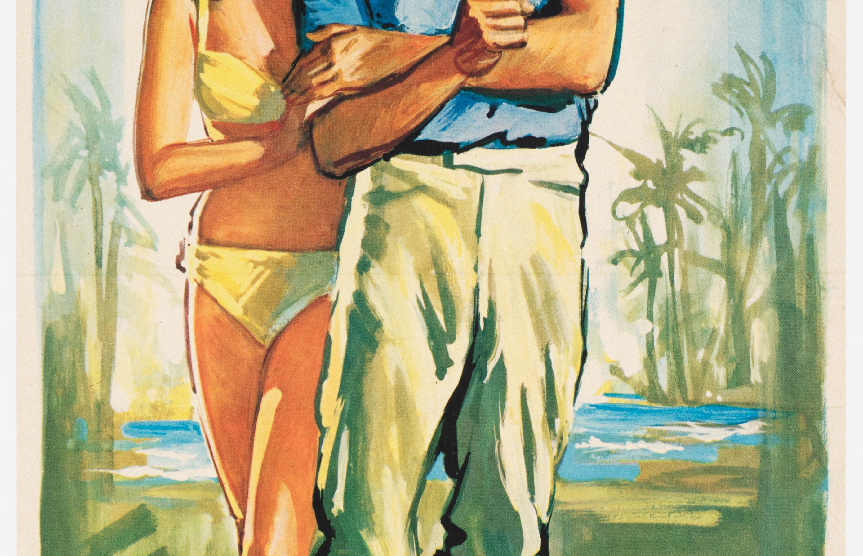 Dr. No Original französisches James Bond Filmplakat, Boris Grinsson, 1963 im Zustand „Gut“ im Angebot in Bath, Somerset