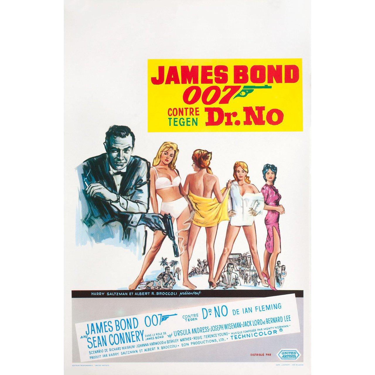 Dr. No R1970s Belgian Film Poster In Good Condition In New York, NY