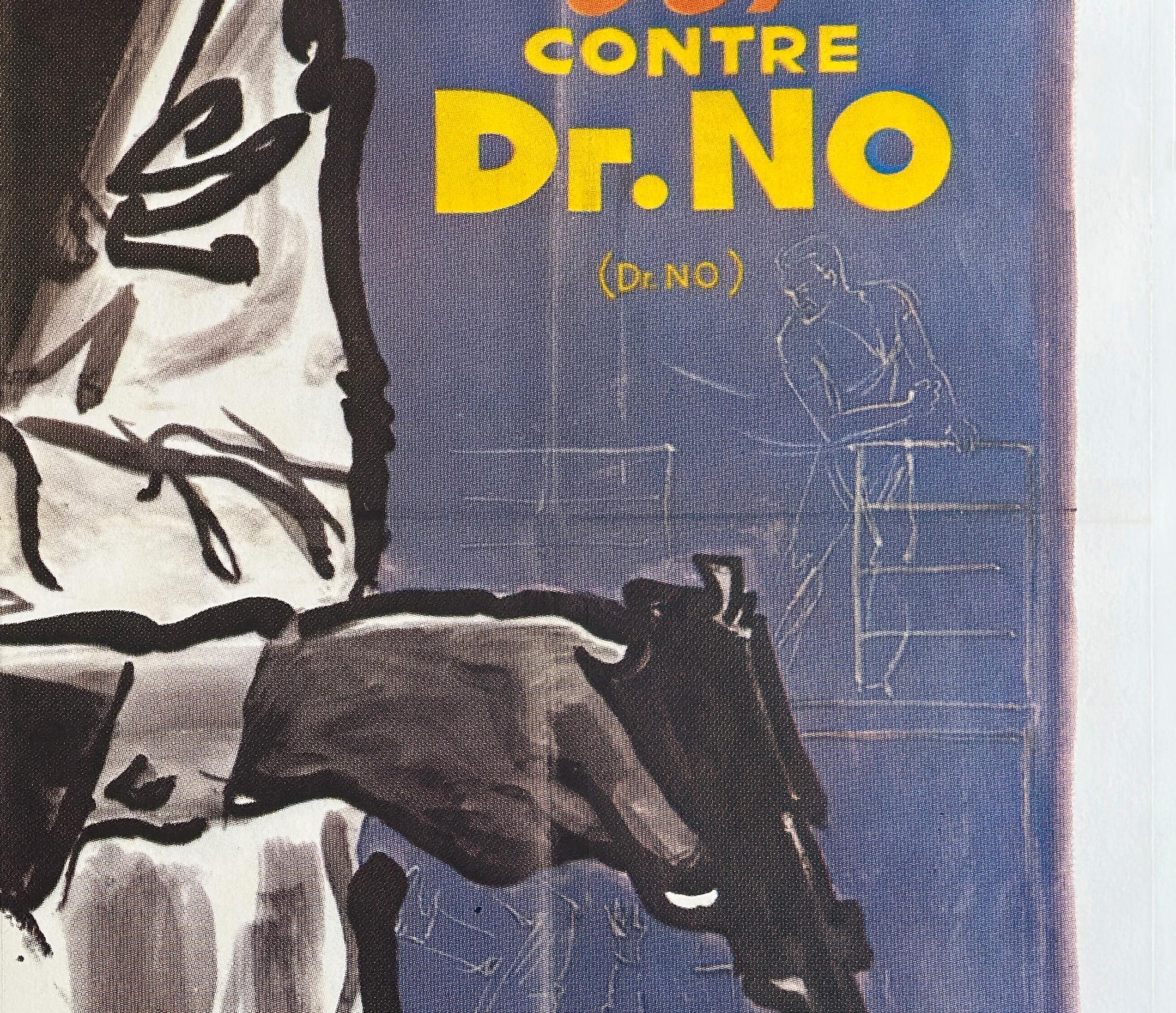 Dr. No R1970s French Grande Film Poster For Sale 1