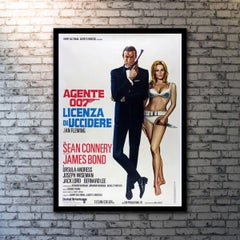 Affiche non encadrée du Dr. No, 1970
