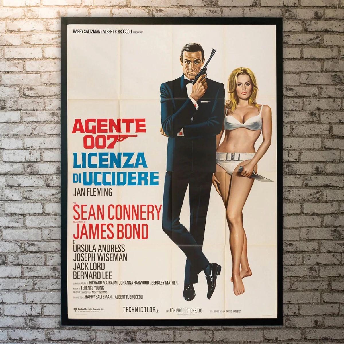 Dr. No, Unframed Poster, 1970R

Original 4 Foglio (55 X 79 Inches). Sean Connery would establish the iconic spy, James Bond, in this film that also co-stars Ursula Andress and laid the foundation for the most successful series in the history of