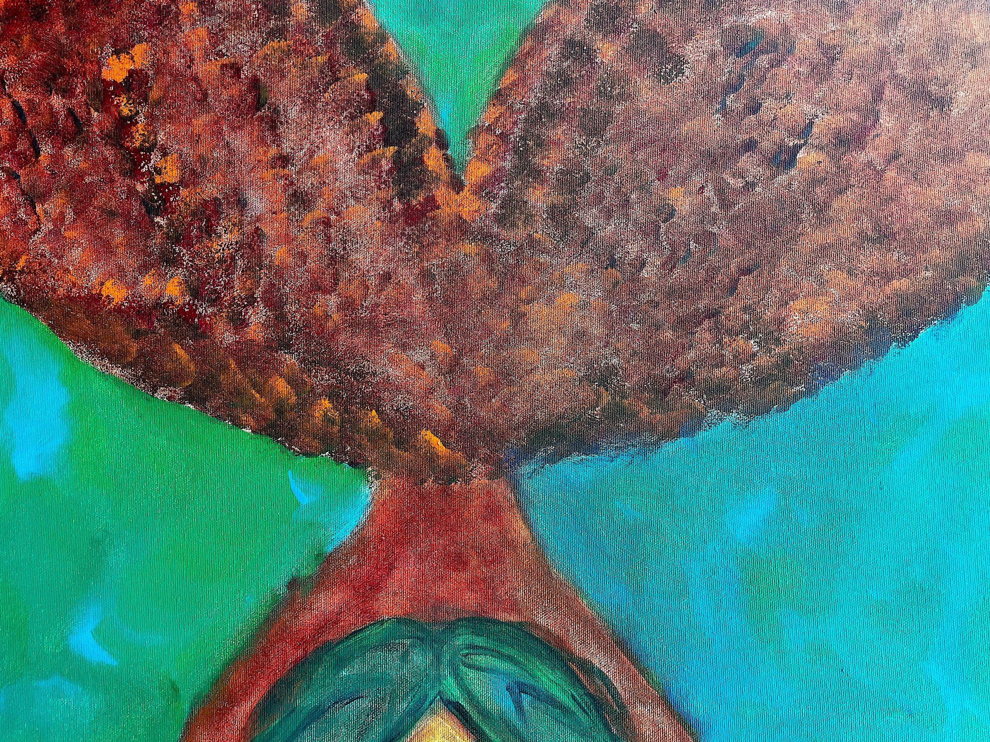 Trinetra VII - Contemporary Painting by Dr. Roma Madan-Soni