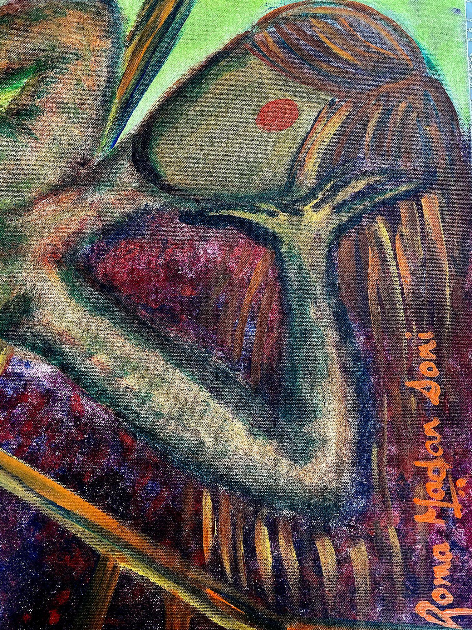 Trinetra XII - Painting by Dr. Roma Madan-Soni