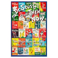 Dr. Seuss from Then to Now 1986 U.S. Exhibition Poster