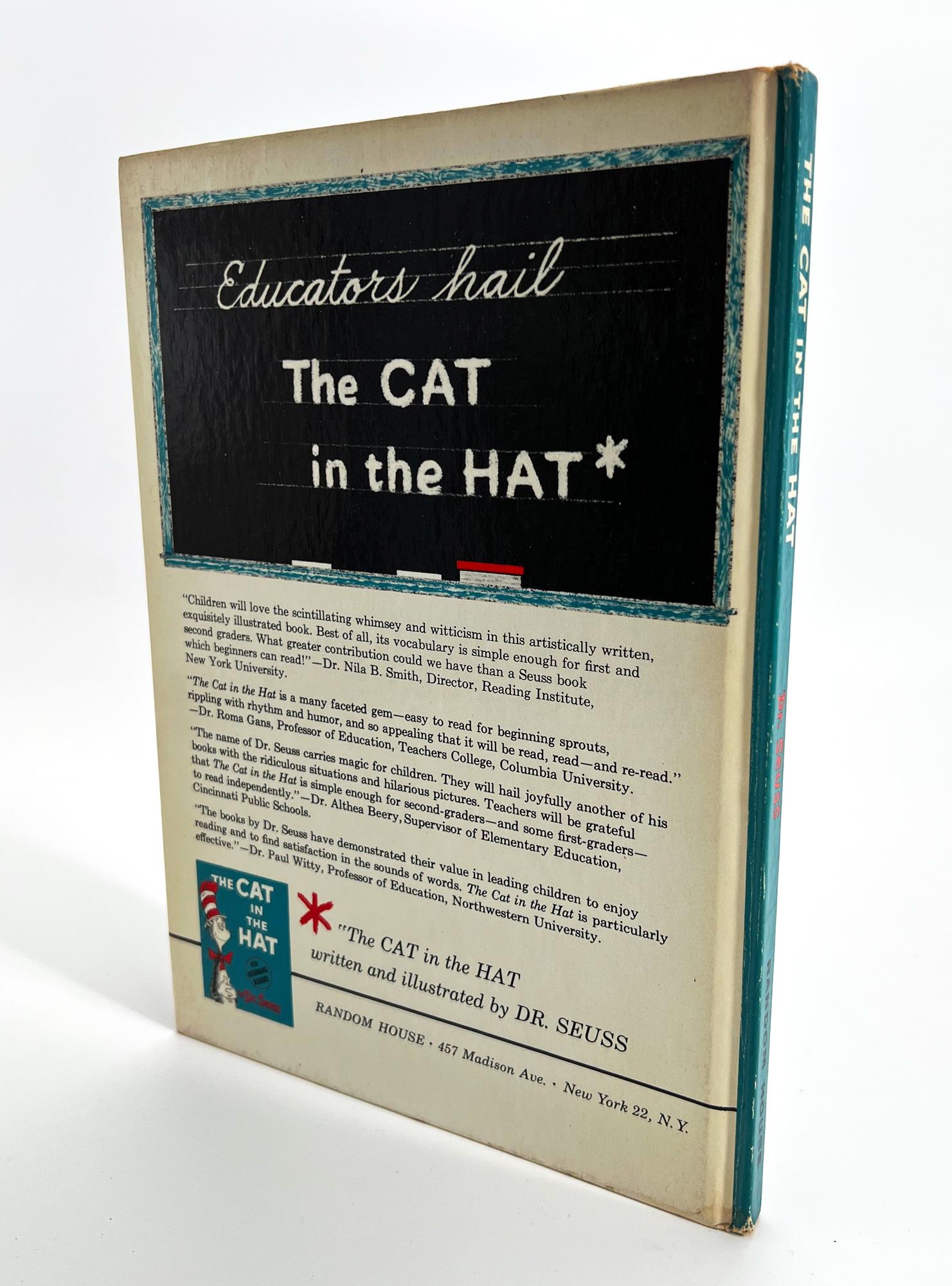 Dr. Seuss, Le chat dans le chapeau - PREMIÈRE EDITION - jaquette et carte dédicacée en vente 5
