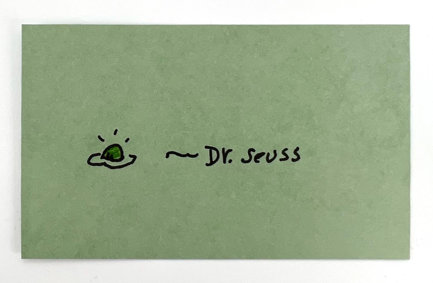 Dr. Seuss, Le chat dans le chapeau - PREMIÈRE EDITION - jaquette et carte dédicacée Excellent état - En vente à Middletown, NY