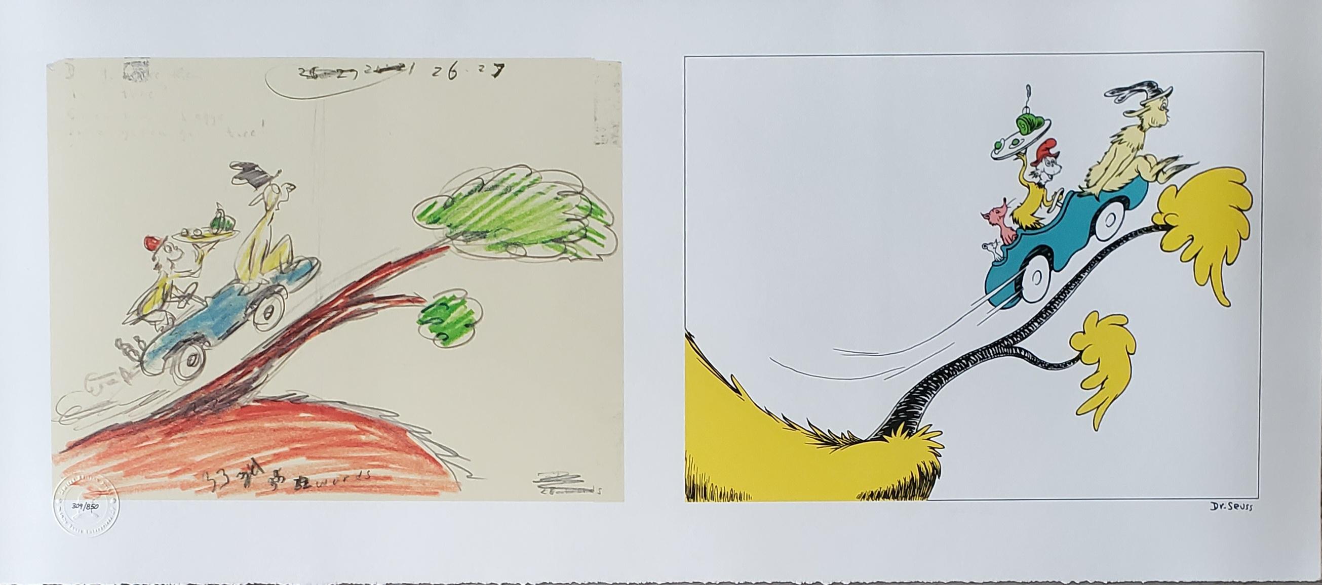 DR SUESS 'You May Like Them in A Tree! Diptych - Print by Dr. Seuss (Theodore Geisel)