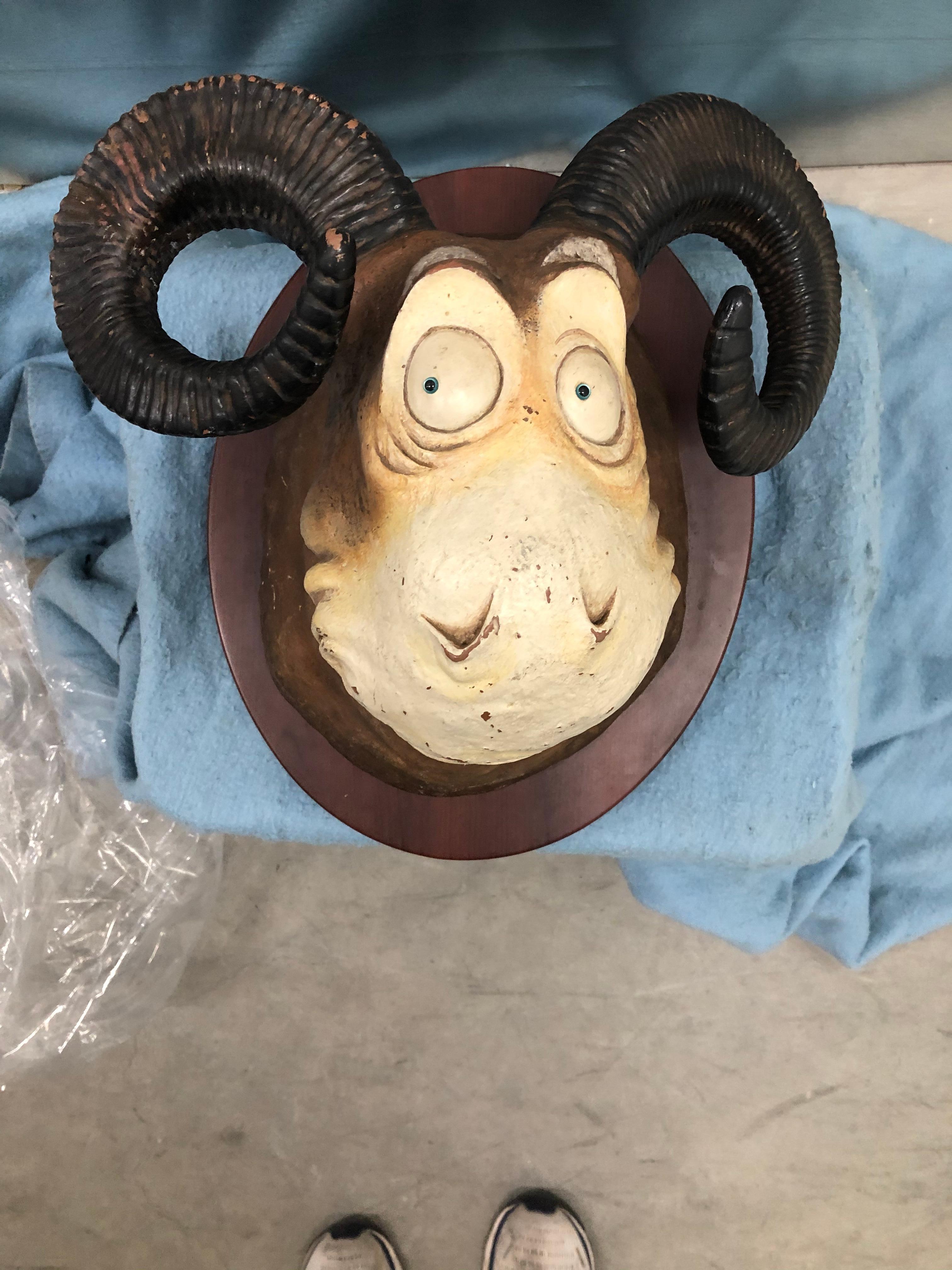 Dr. Seuss (Theodore Geisel) Figurative Sculpture - “Goo-Goo-Eyed Tasmanian Wolghast”