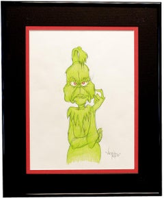 Dr. Seuss 'Virgil Ross' How the Grinch Stole Christmas, Original Drawing