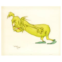 Dr. Seuss 'Virgil Ross', 'Original Drawing' How the Grinch Stole Christmas
