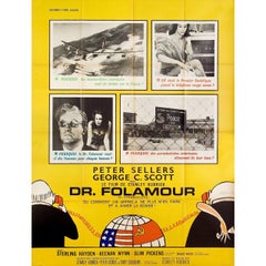 "Dr. Strangelove" 1964 French Grande Film Poster