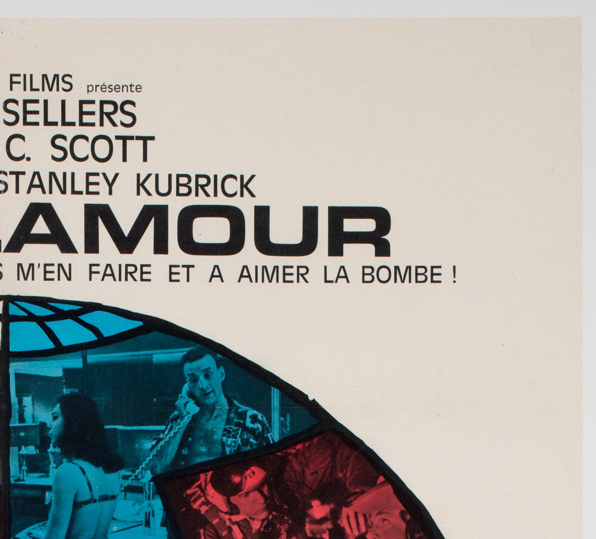 20th Century Dr Strangelove 1964 French Moyenne Film Poster For Sale