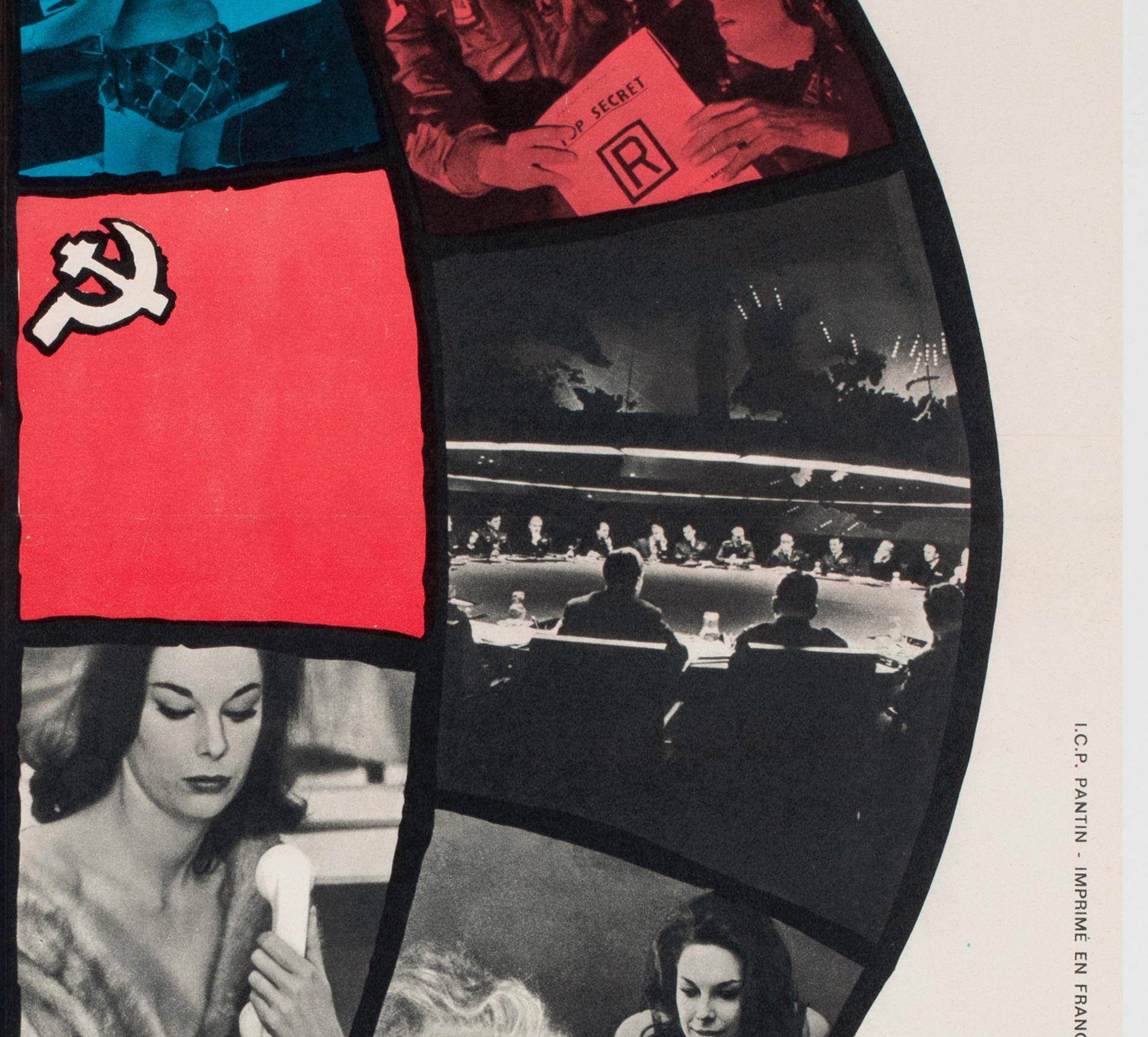 Dr Strangelove 1964 French Moyenne Film Poster For Sale 1