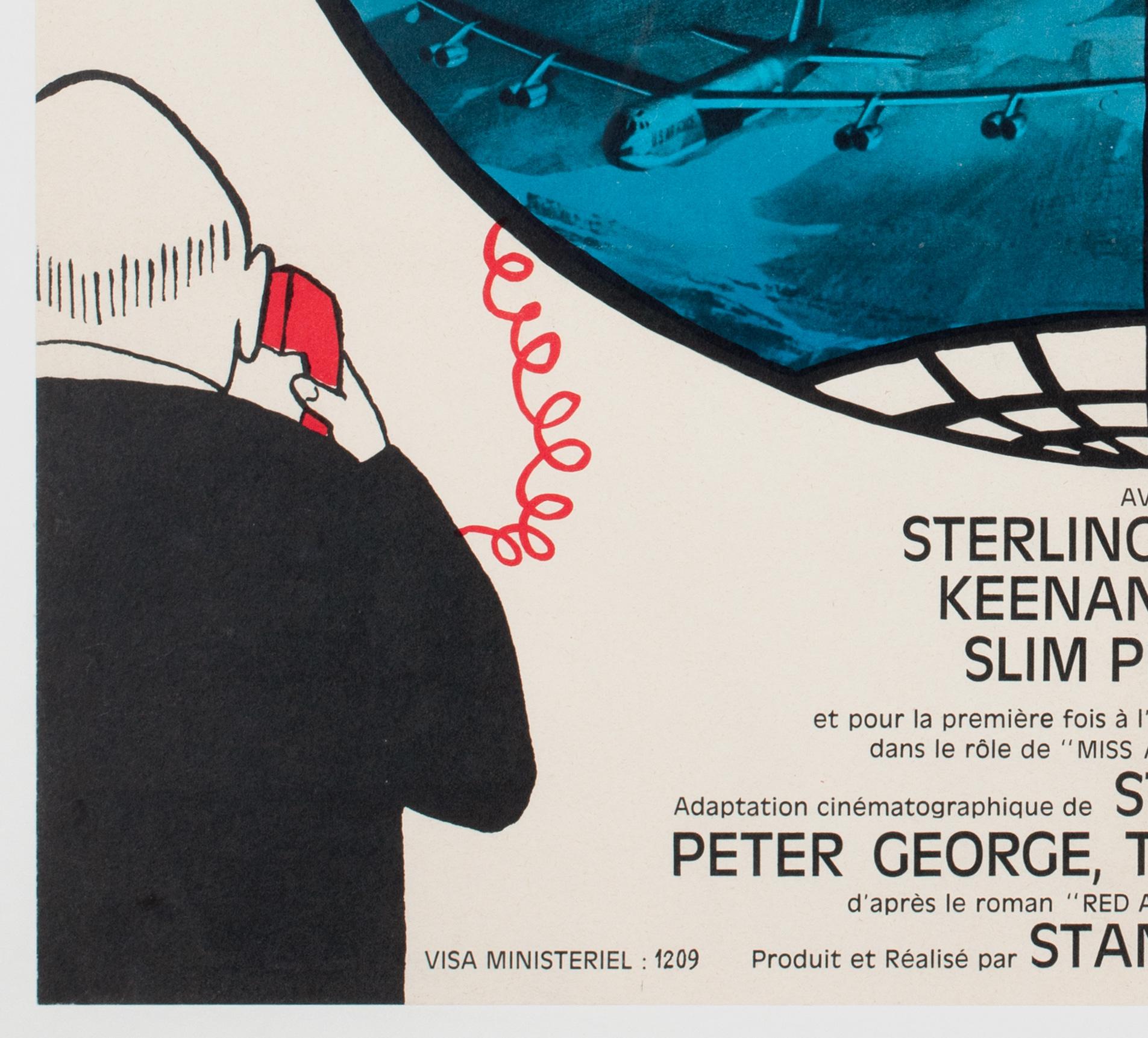 Dr Strangelove 1964 French Moyenne Film Poster For Sale 2