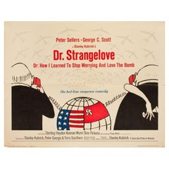 Retro Dr. Strangelove 1964 U.S. Half Sheet Film Poster