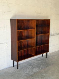 Bibliothèque ouverte « Open Bookcase » en bois de palissandre DR Viby J, danoise vintage des années 1970