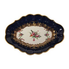 Dr. Wall Worcester Oval Porcelain Dish