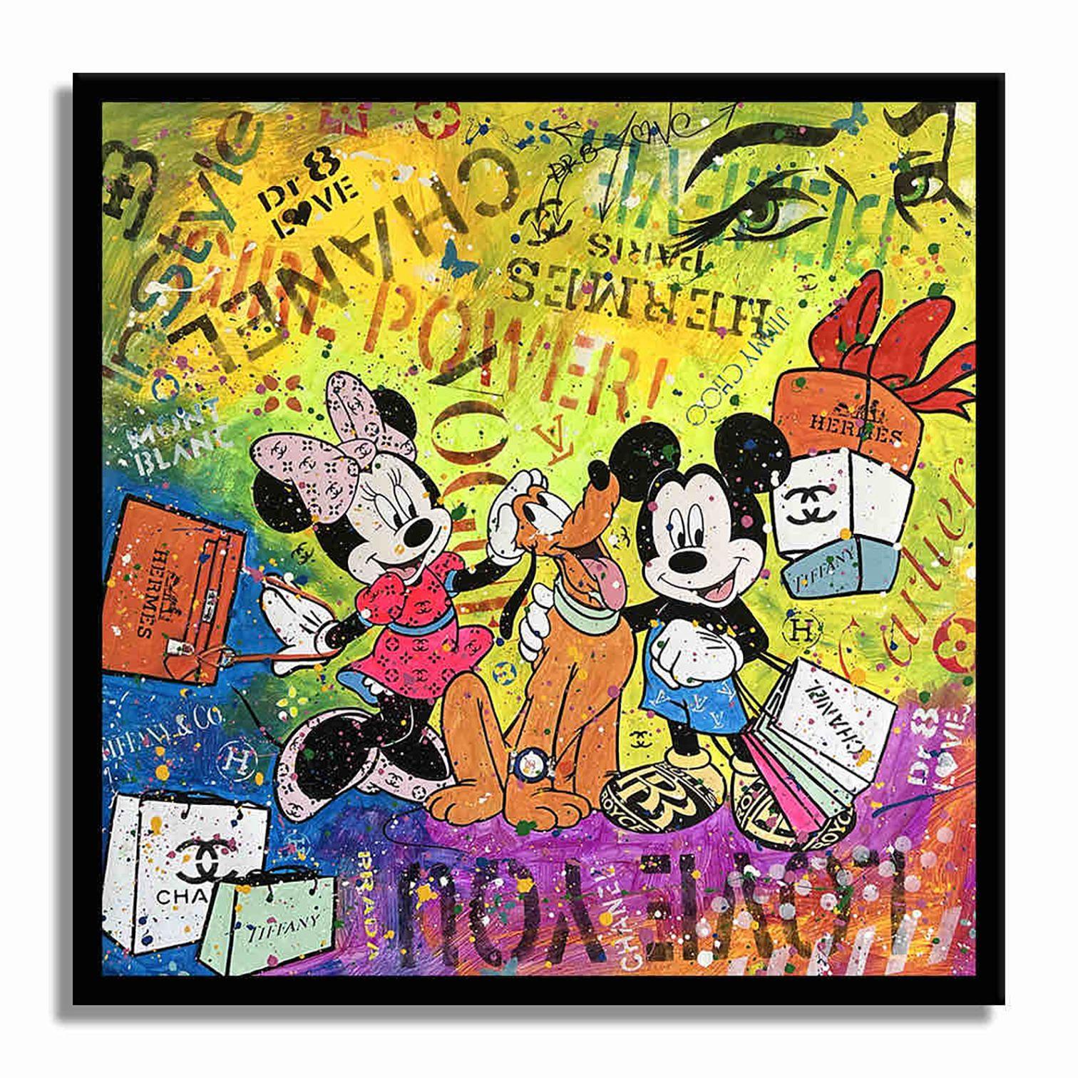 Best Friends, Gemälde, Acryl auf Leinwand (Pop-Art), Painting, von DR8 LOVE