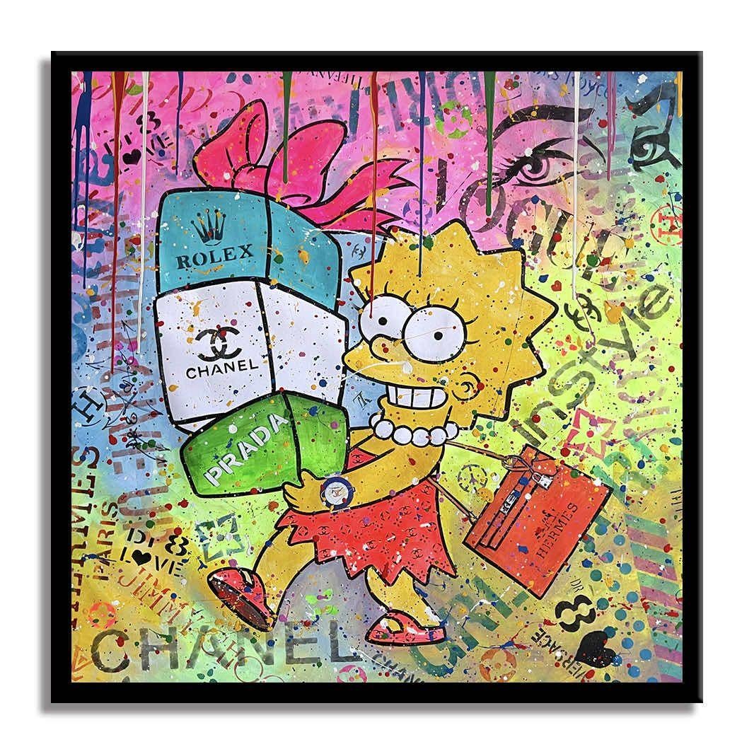 Little Big Gift, Gemälde, Acryl auf Leinwand (Pop-Art), Painting, von DR8 LOVE