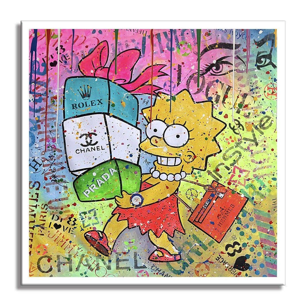 Little Big Gift, Gemälde, Acryl auf Leinwand im Angebot 1