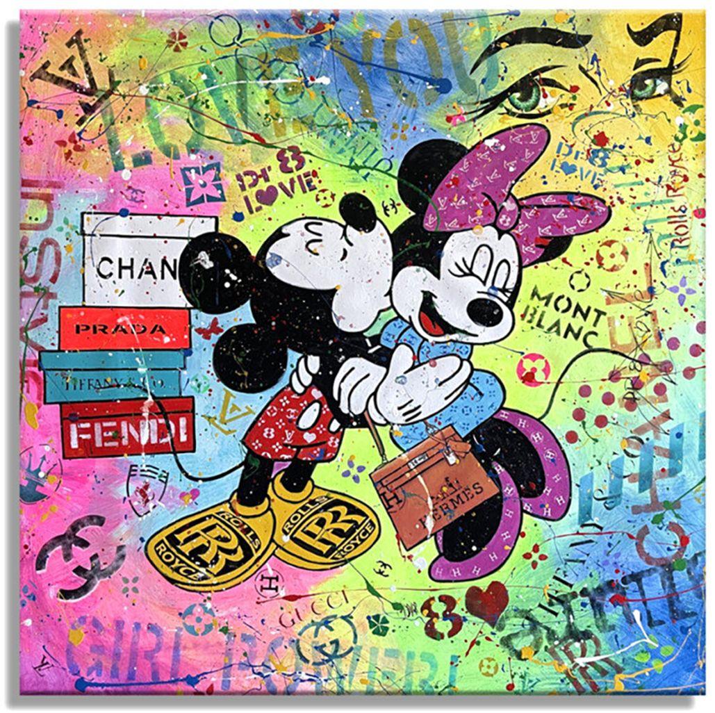 Amar más, Pintura, Acrílico sobre lienzo - Painting de DR8 LOVE
