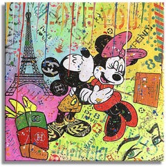 Mickey Paris is calling, Painting, Acrylic on Canvas