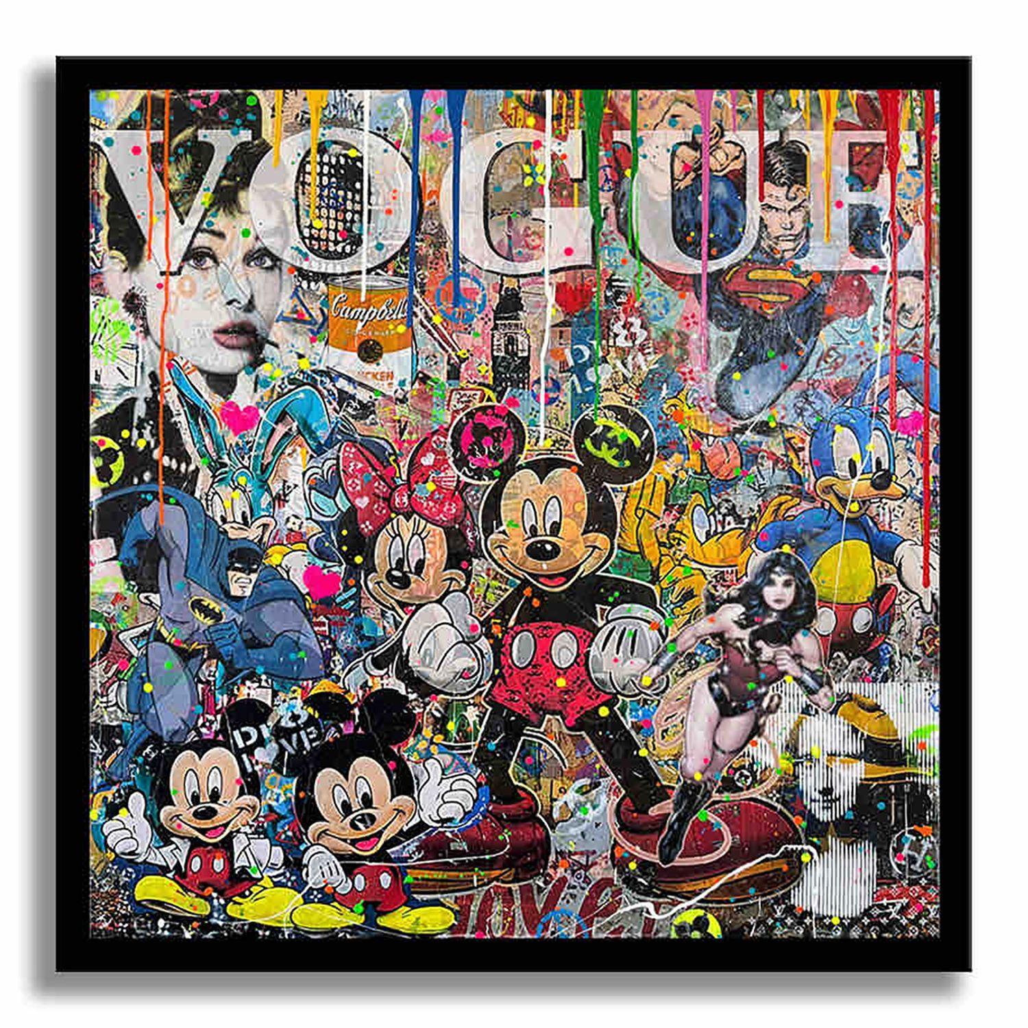New York Vogue, Pittura, Acrilico su tela - Painting Pop Art di DR8 LOVE