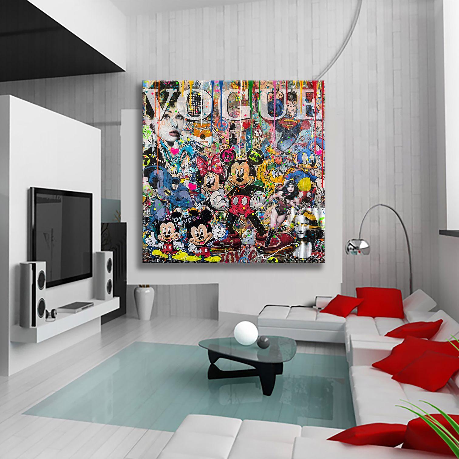 New York Vogue, Pittura, Acrilico su tela in vendita 1