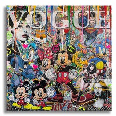 New York Vogue, Painting, Acrylic on Canvas
