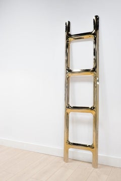 Percha de Acero Inoxidable Dorada, Colección Heat, Zieta