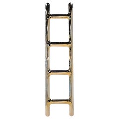 Drab Hanger Polished Flamed Gold Color Stainless Steel Hanger by Zieta