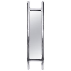 Drab Mirror in Polished Stainless Steel by Zieta