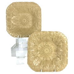 Drabware Set Pair of Square Dishes with Footed Cookie Plate England, Circa 1830