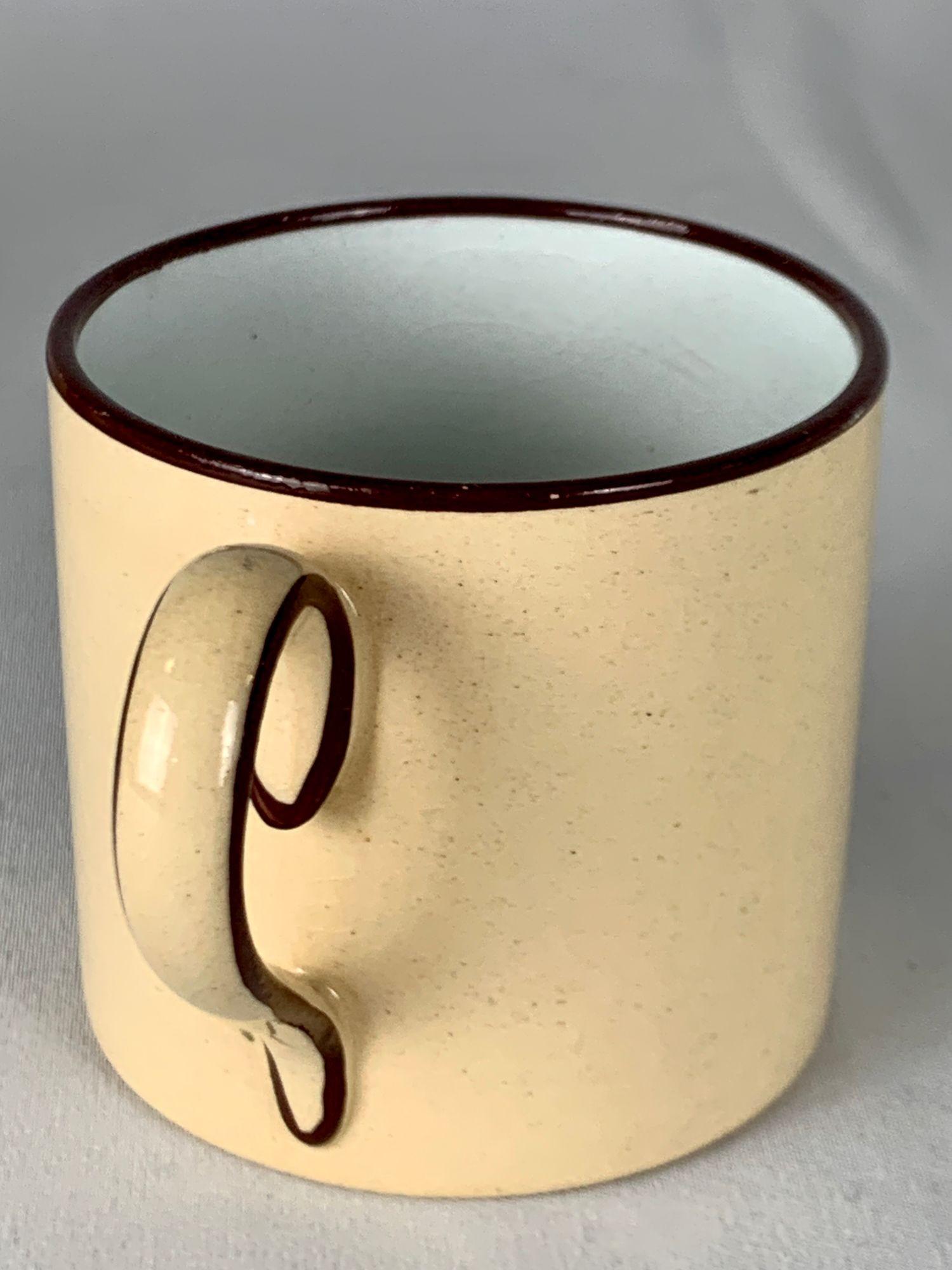 Trio Drabware di Don Pottery con paesaggi color seppia, Inghilterra, CIRCA 1810 In condizioni ottime in vendita a Katonah, NY