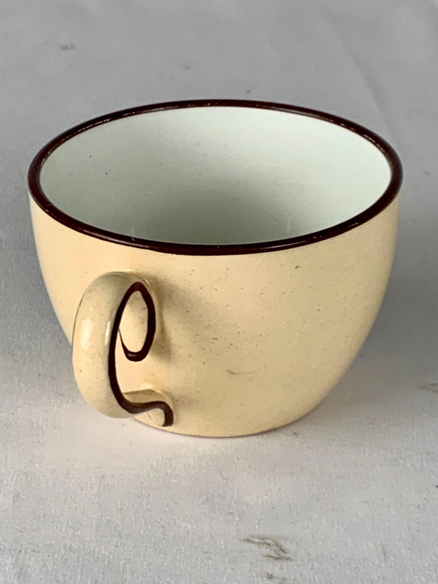 Trio Drabware di Don Pottery con paesaggi color seppia, Inghilterra, CIRCA 1810 in vendita 2